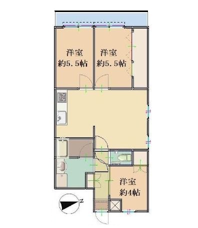 練馬区中村南のマンションの間取り