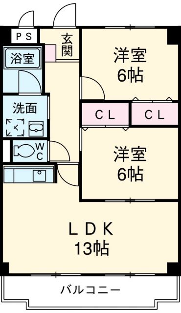 Ｇｒｅｅｎ　Ａｎｎｅｘ　１の間取り