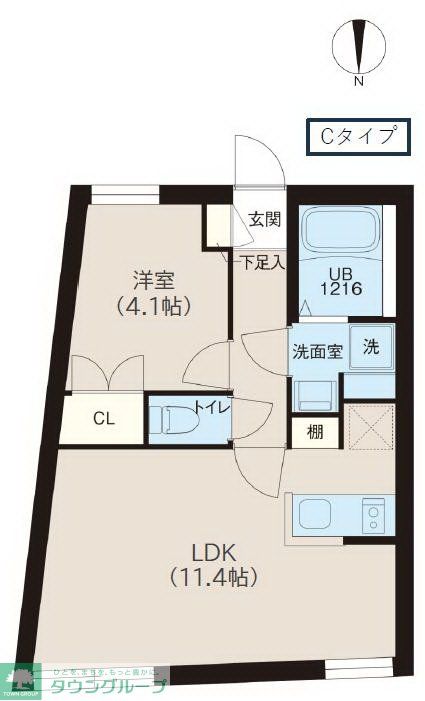 レピュア落合南長崎駅前の間取り