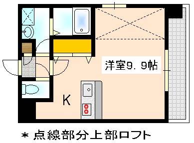 広島市西区井口のマンションの間取り