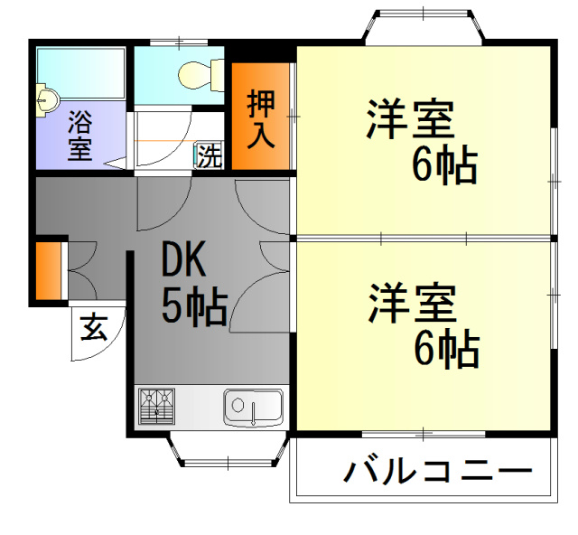 サンヨーIIの間取り