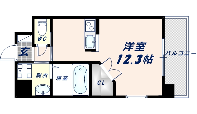 フェニックスクローブトモイの間取り