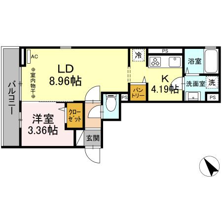 ロゼ清新の間取り