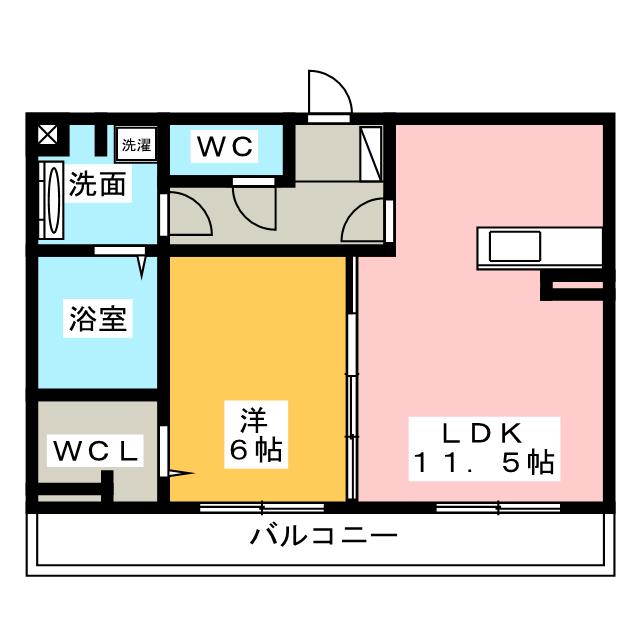 ルーチェ南いかるがの間取り