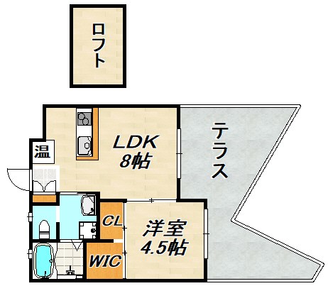 ヴィアーレ南町の間取り