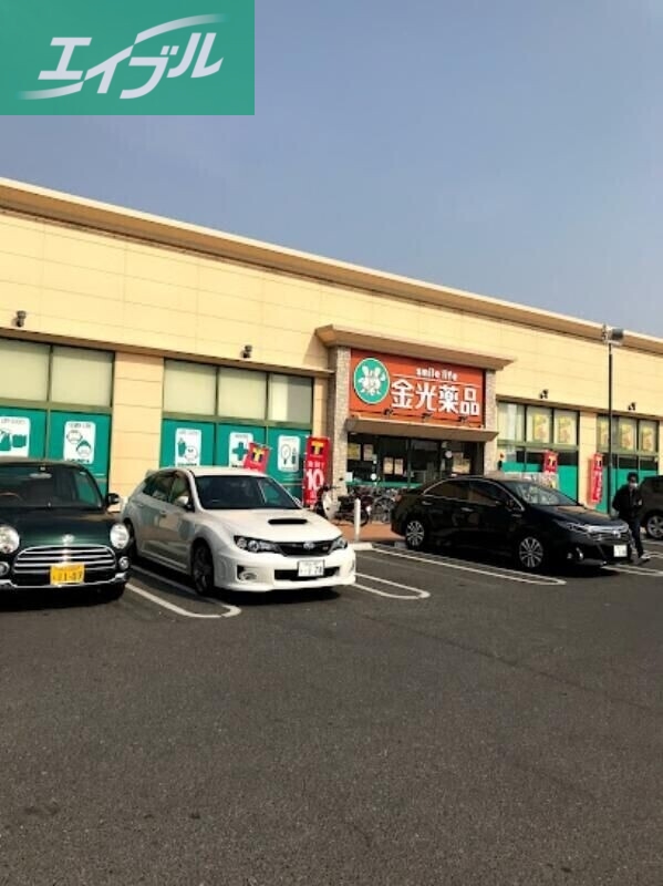 ドラックストア　金光薬品当新田店（ドラッグストア）まで493m