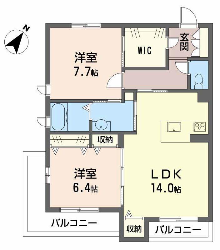 広島高速交通アストラムライン 広域公園前駅 徒歩34分 3階建 築11年の間取り写真