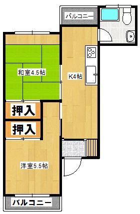 光耀ビルの間取り写真