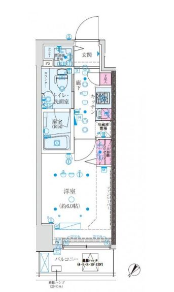 クレイシア巣鴨駅前の間取り写真