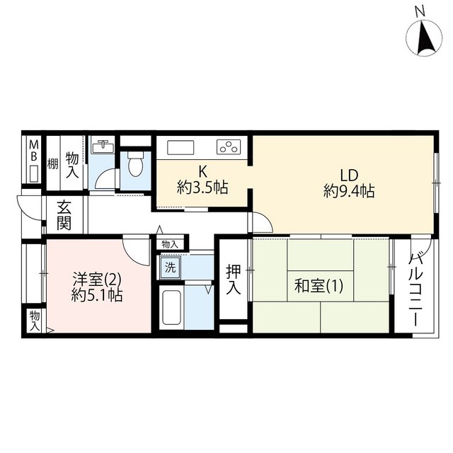 URスクエアー世田谷桜丘の間取り写真