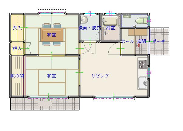 小渕貸屋の間取り写真