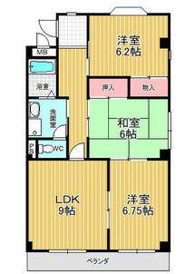 【名古屋市緑区小坂のマンションの間取り】