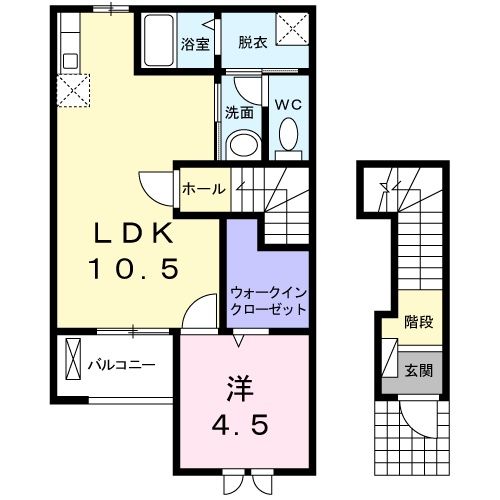 Ａバースの間取り