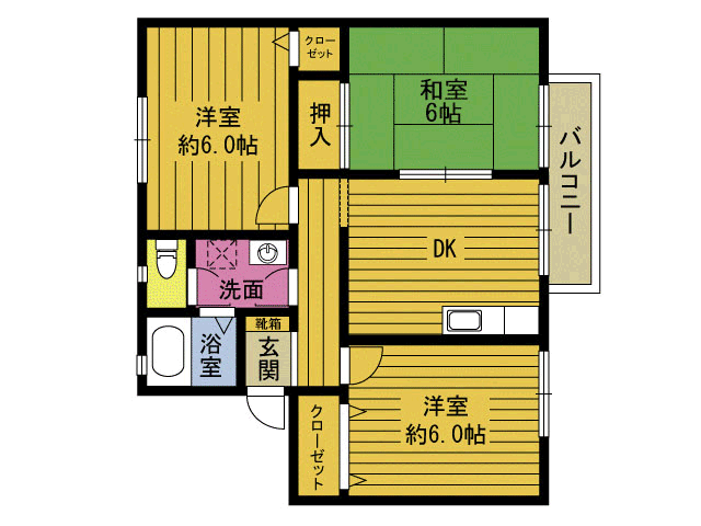 セジュ-ル新別府の間取り写真