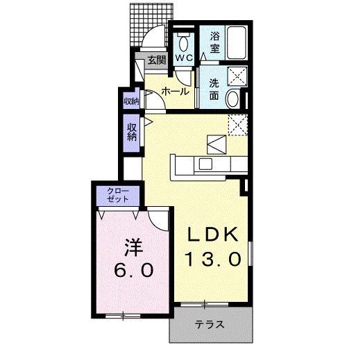 メゾンオーブＣの間取り