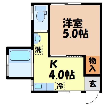 ファボリート西小島の間取り