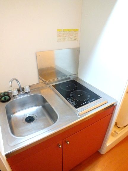 キッチン　2口コンロ付き