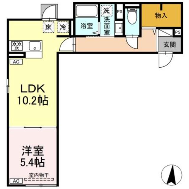 グラナーデ谷原の間取り