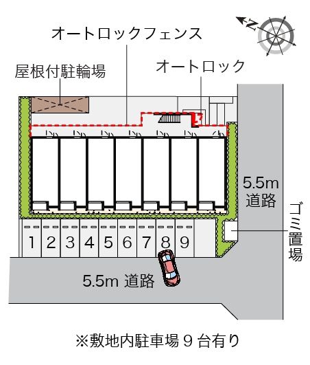 【吉川市中央のアパートのその他】