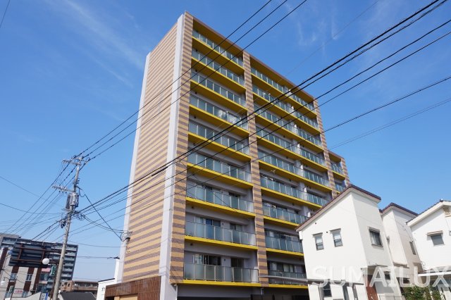 熊本市中央区京町本丁のマンションの建物外観