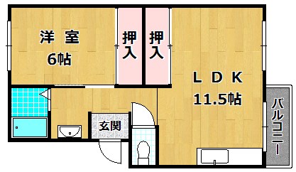 志智マンションの間取り