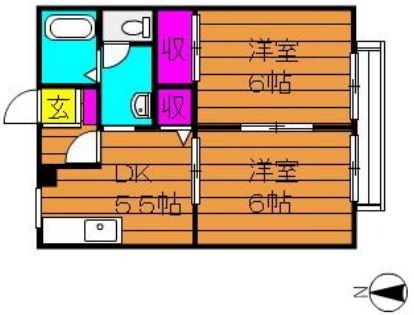 都窪郡早島町早島のアパートの間取り