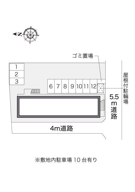 【本庄市栄のアパートのその他】