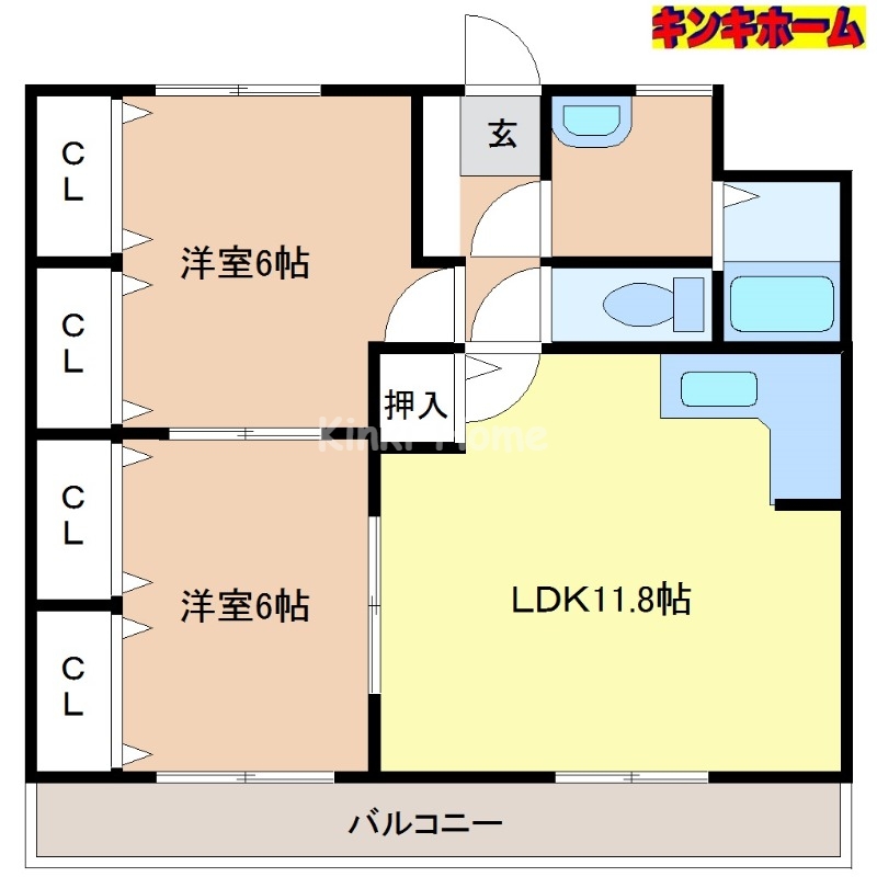 カルム宮の間取り