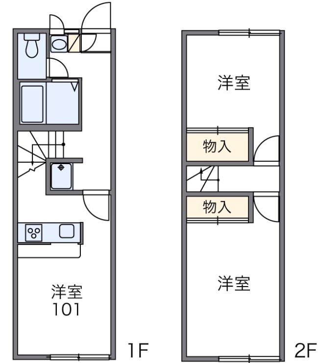 クレール若宮IIの間取り