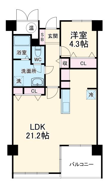 ライオンズマンション東桜の間取り