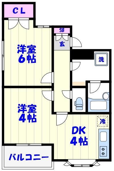 バーデンハイムマサキの間取り