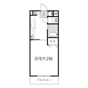 【豊橋市若松町のマンションの間取り】