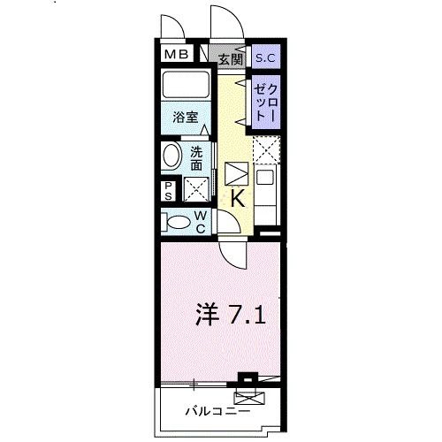 アンファン北鎌倉の間取り