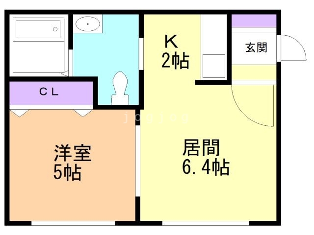 ブランノワール東札幌の間取り