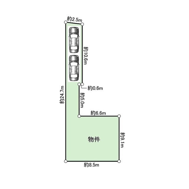 桃井１丁目貸家の建物外観