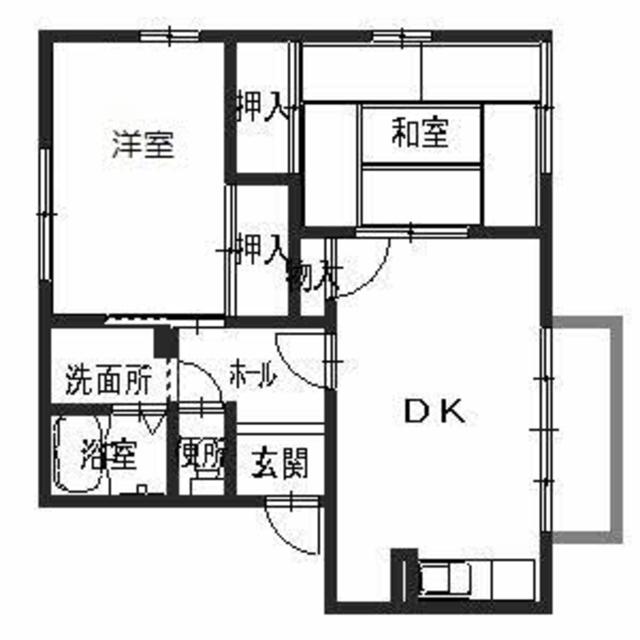 石津ハイツの間取り