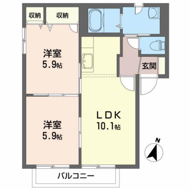 ロイヤルハイツ　Ｉの間取り