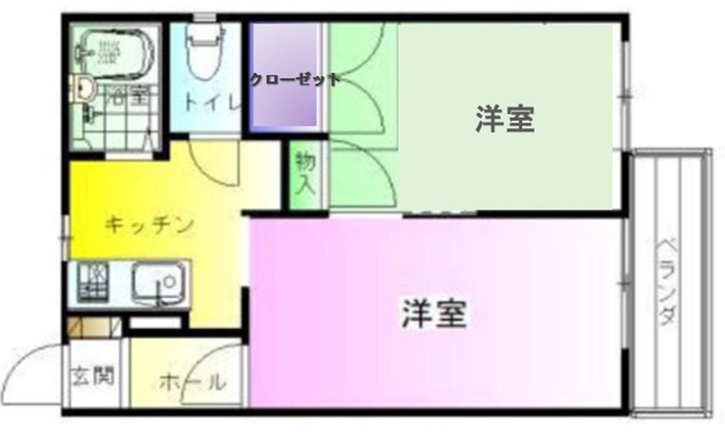 カムリシテイ羽田E棟の間取り