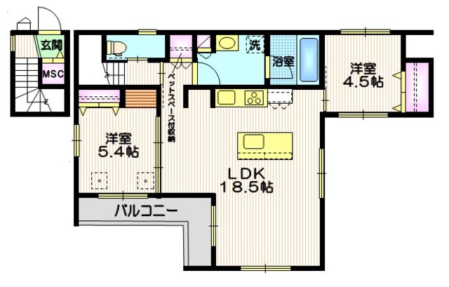 プレミアムメゾン鴨居の間取り