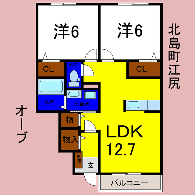 オーブの間取り