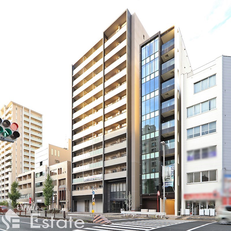 【名古屋市千種区池下のマンションの建物外観】