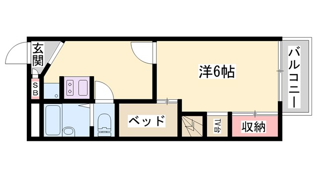 ドミール中島Ｎの間取り