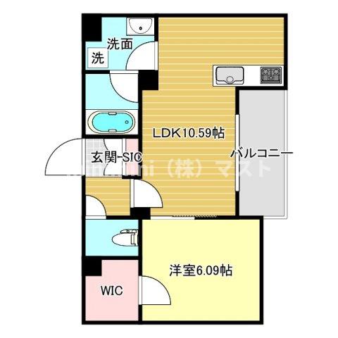 シャーメゾン日本橋の間取り