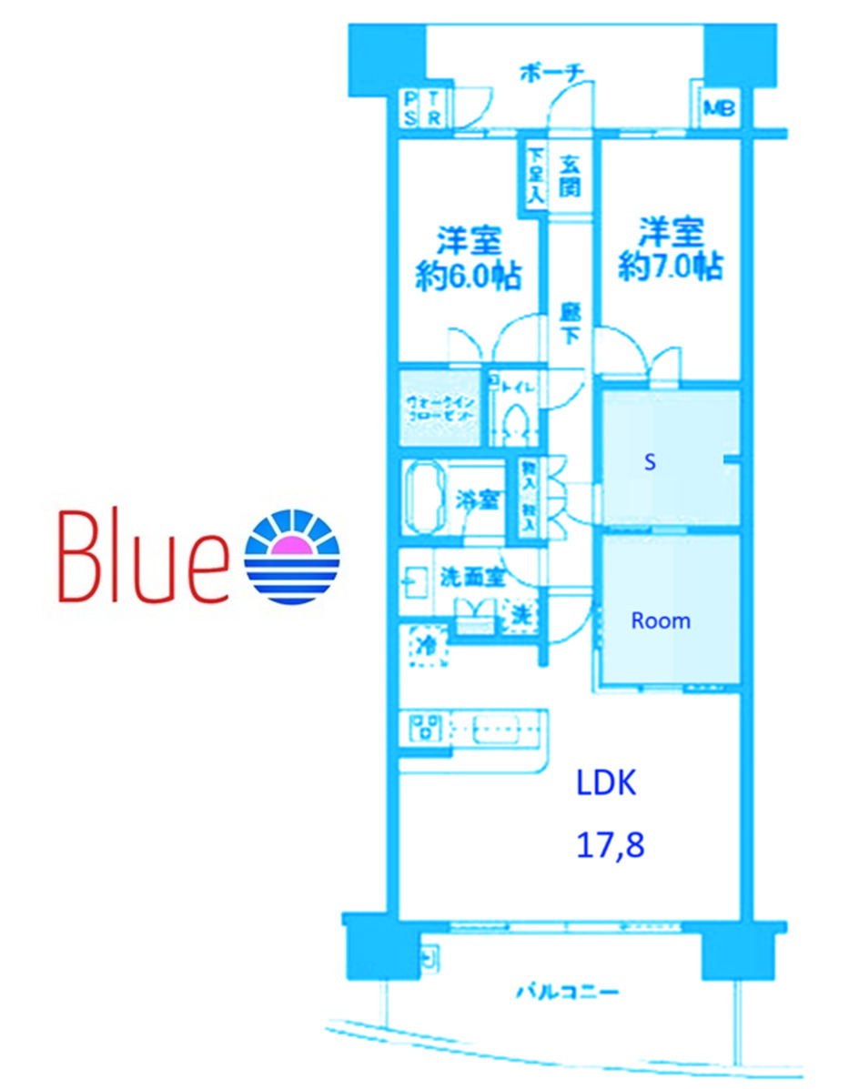 横浜市戸塚区吉田町のマンションの間取り