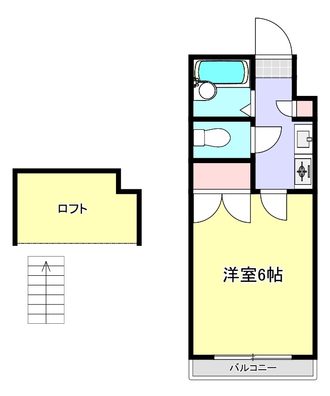 Prosper八王寺の間取り