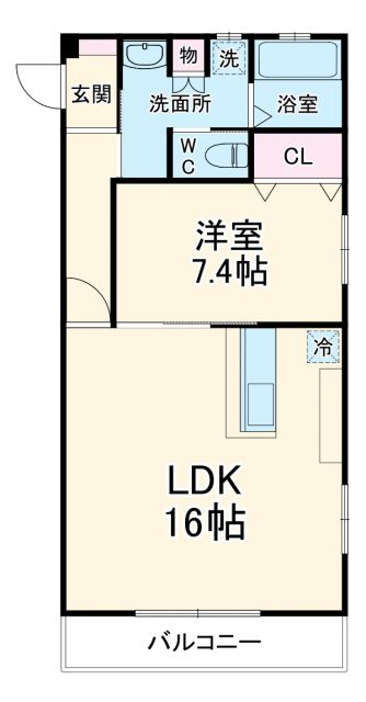 グリーンコート庄内通の間取り