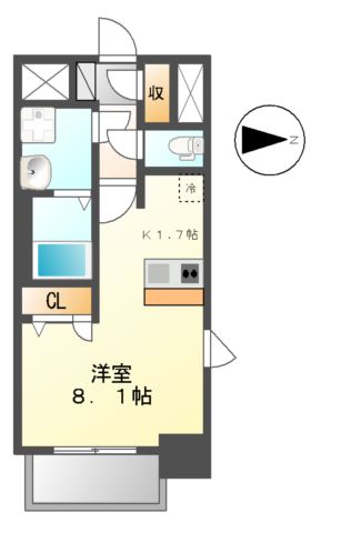 プレサンス錦プレミアムの間取り