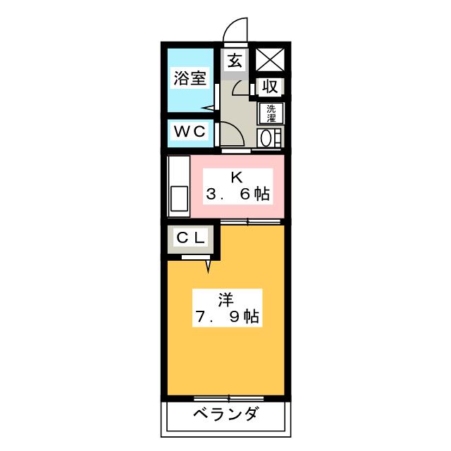 エクレール公園通りパートIIの間取り