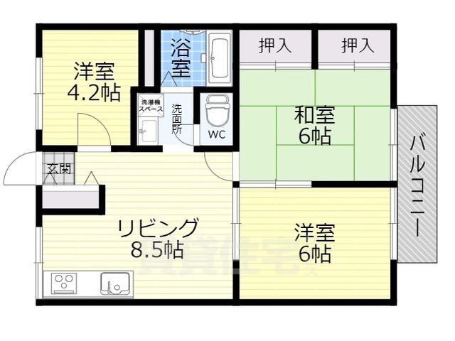 エステートピア楡の間取り