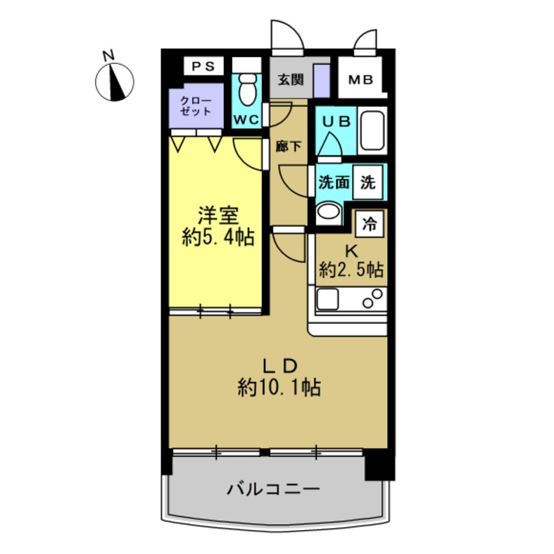 リンデンバウムJ３の間取り